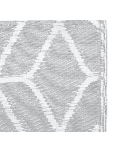 Tappeto da Esterni Grigio 120x180 cm in PP