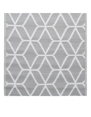 Tappeto da Esterni Grigio 120x180 cm in PP