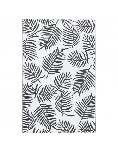 Tappeto da Esterni Bianco e Nero 120x180 cm in PP
