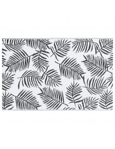 Tappeto da Esterni Bianco e Nero 120x180 cm in PP 2