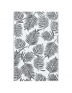 Tappeto da Esterni Bianco e Nero 160x230 cm in PP