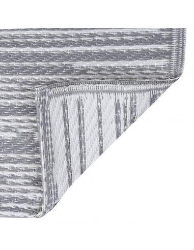 Tappeto da Esterni Grigio 160x230 cm in PP