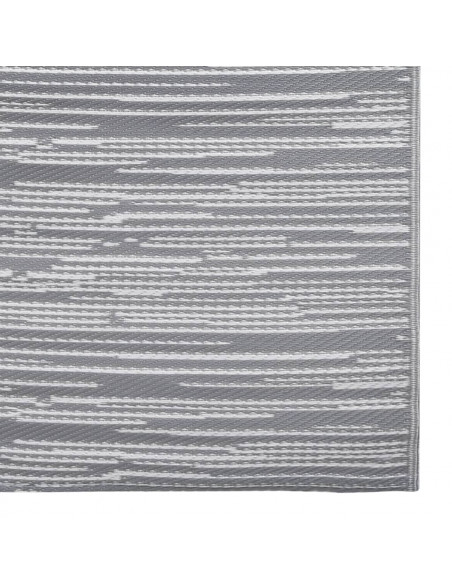 Tappeto da Esterni Grigio 190x290 cm in PP