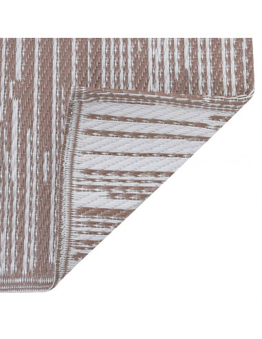 Tappeto da Esterni ARAKIL Marrone 160x230 cm in PP