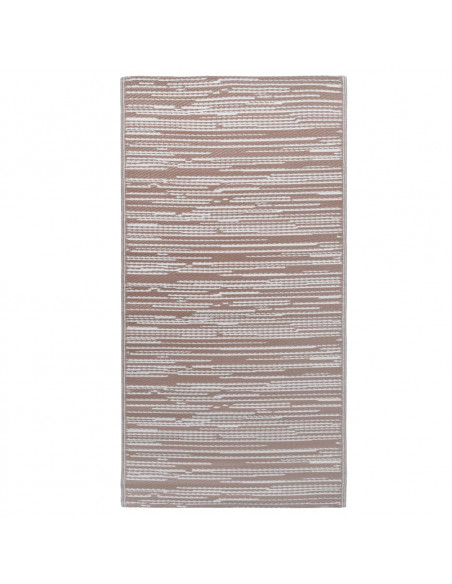 Tappeto da Esterni Marrone 190x290 cm in PP