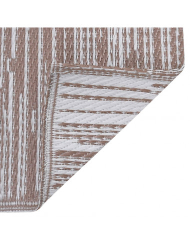 Tappeto da Esterni Marrone 190x290 cm in PP