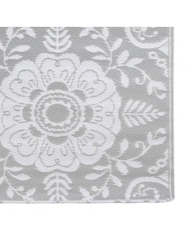 Tappeto da Esterni Grigio Chiaro 160x230 cm in PP