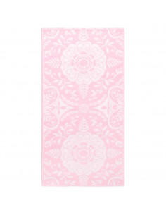 Tappeto da Esterni Rosa 80x150 cm in PP