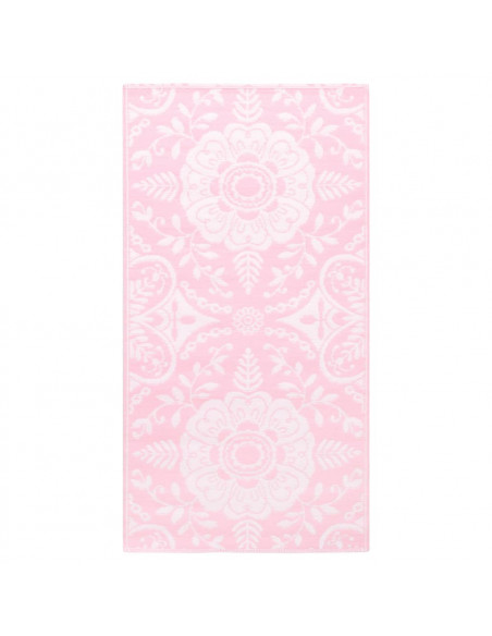 Tappeto da Esterni Rosa 80x150 cm in PP