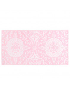 Tappeto da Esterni Rosa 80x150 cm in PP 2