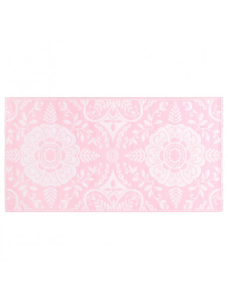 Tappeto da Esterni Rosa 80x150 cm in PP