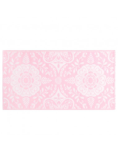 Tappeto da Esterni Rosa 120x180 cm in PP
