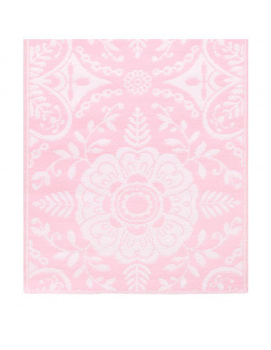 Tappeto da Esterni Rosa 120x180 cm in PP
