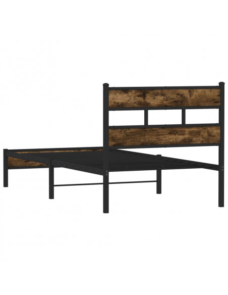 Giroletto senza Materasso con Testiera Rovere Sonoma 107x203cm