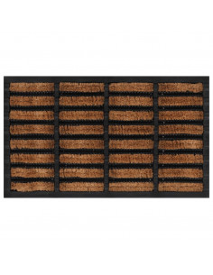Zerbino Rettangolare 45x75 cm in Gomma e Fibra di Cocco 2