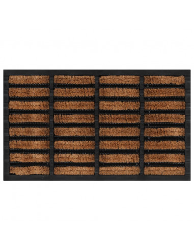 Zerbino Rettangolare 45x75 cm in Gomma e Fibra di Cocco