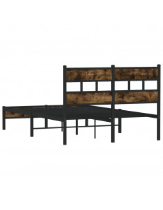 Giroletto senza Materasso con Testiera Rovere Sonoma 120x200 cm