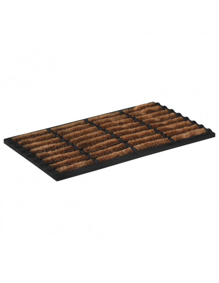Zerbino Rettangolare 45x75 cm in Gomma e Fibra di Cocco