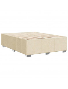 Giroletto senza Materasso Crema 160x200 cm in Tessuto