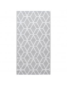 Tappeto da Esterni Grigio 190x290 cm in PP