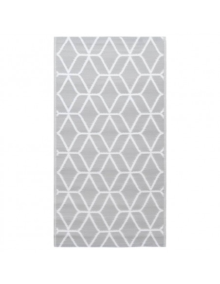 Tappeto da Esterni Grigio 190x290 cm in PP