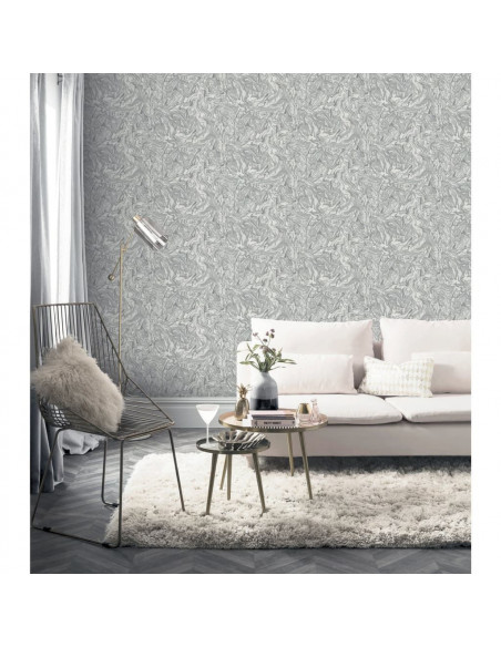DUTCH WALLCOVERINGS Carta da Parati Liquid Marble Grigio