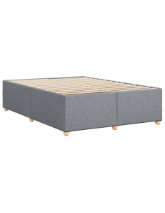 Giroletto senza Materasso Grigio Chiaro 140x190 cm Tessuto