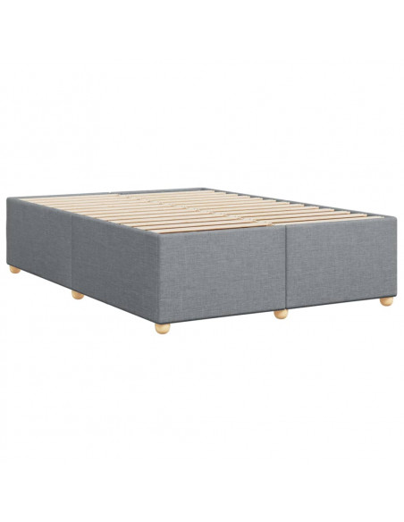 Giroletto senza Materasso Grigio Chiaro 140x200 cm Tessuto