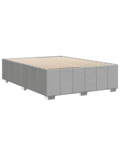 Giroletto senza Materasso Grigio Chiaro 140x200 cm Tessuto