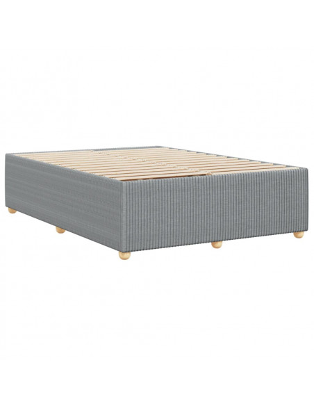 Giroletto senza Materasso Grigio Chiaro 140x200 cm Tessuto