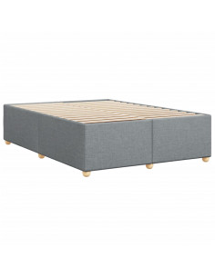 Giroletto senza Materasso Grigio Chiaro 160x200 cm Tessuto