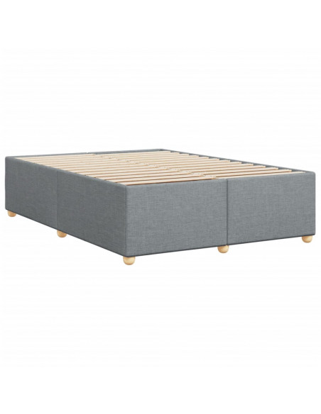 Giroletto senza Materasso Grigio Chiaro 160x200 cm Tessuto