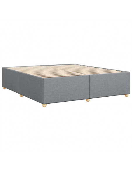 Giroletto senza Materasso Grigio Chiaro 180x200 cm Tessuto