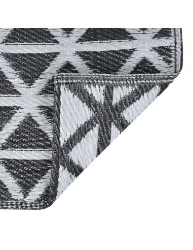 Tappeto da Esterni Nero 190x290 cm in PP