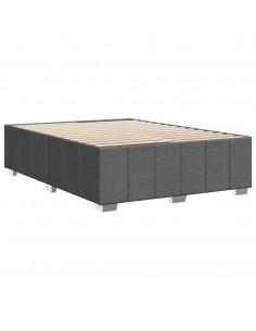 Giroletto senza Materasso Grigio Scuro 140x200 cm Tessuto