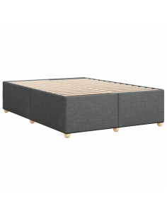 Giroletto senza Materasso Grigio Scuro 140x200 cm Tessuto