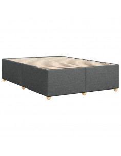 Giroletto senza Materasso Grigio Scuro 160x200 cm Tessuto