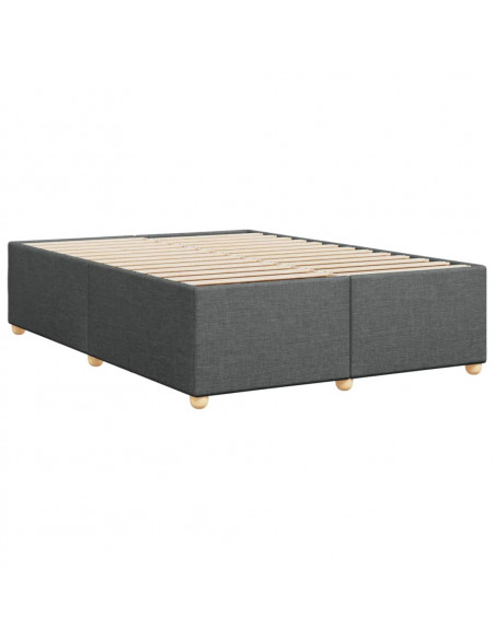 Giroletto senza Materasso Grigio Scuro 160x200 cm Tessuto