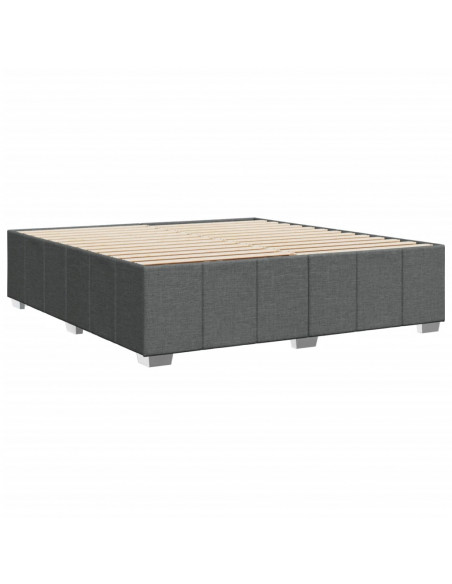 Giroletto senza Materasso Grigio Scuro 180x200 cm Tessuto