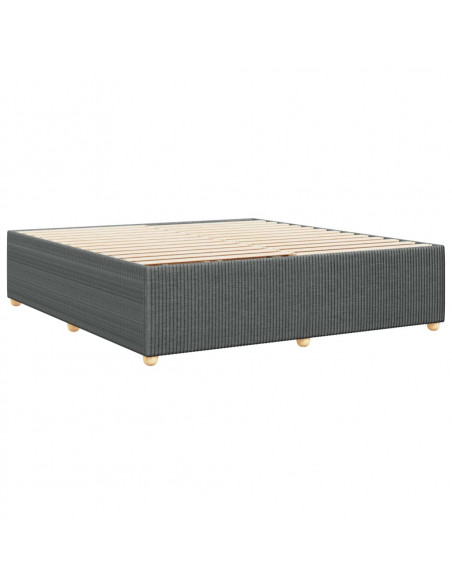 Giroletto senza Materasso Grigio Scuro 180x200 cm Tessuto