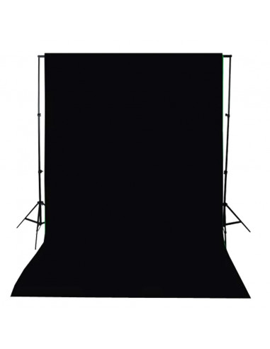 Fondale in Cotone Nero 300x300 cm