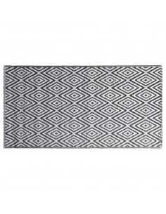 Tappeto da Esterni Bianco e Nero 190x290 cm in PP 2