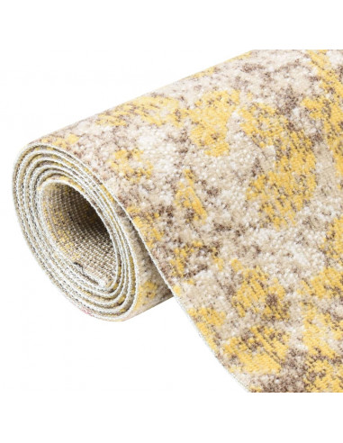 Tappeto da Esterni a Tessitura Piatta 80x150 cm Giallo