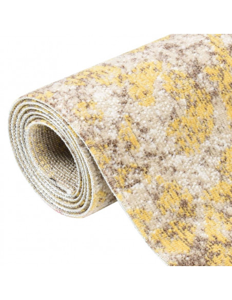 Tappeto da Esterni a Tessitura Piatta 80x150 cm Giallo