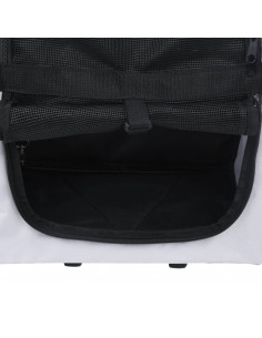 Trolley Trasportino per Animali Pieghevole Multifunzione Grigio