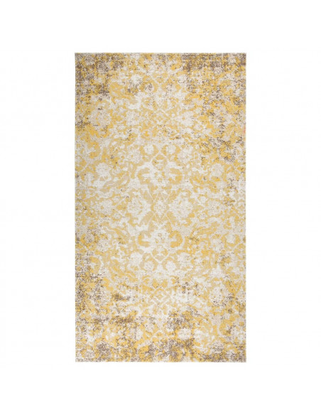 Tappeto da Esterni a Tessitura Piatta 115x170 cm Giallo