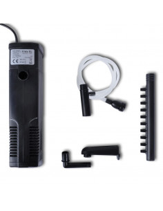 Filtro Pompa per Acquario a Carbone Attivo 600L/h