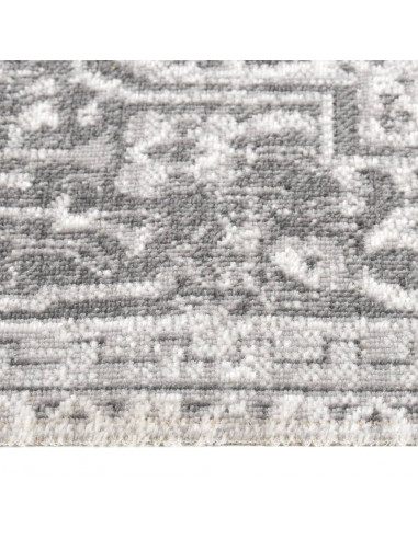 Tappeto da Esterni a Tessitura Piatta 80x250 cm Grigio Chiaro