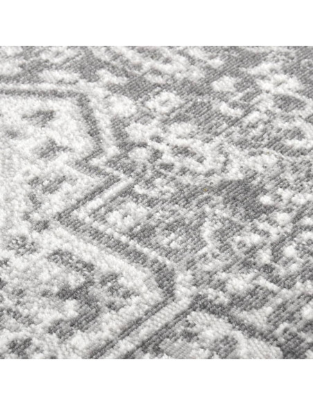 Tappeto da Esterni a Tessitura Piatta 80x250 cm Grigio Chiaro