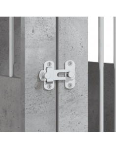 Gabbia Cani Arredamento Grigio Cemento 55x75x65cm Multistrato